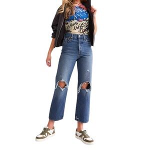 Levi’s Ribcage Ankle Straight Jean size 32